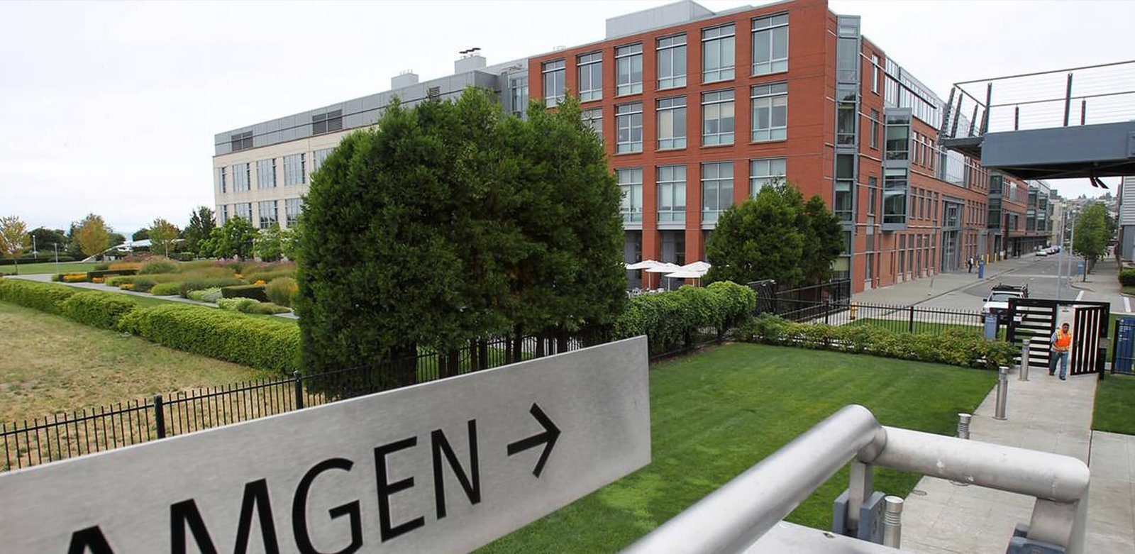 Amgen, Seattle, building exterior