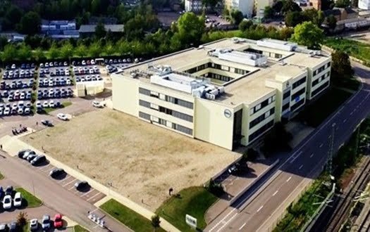 Dell building aerial view