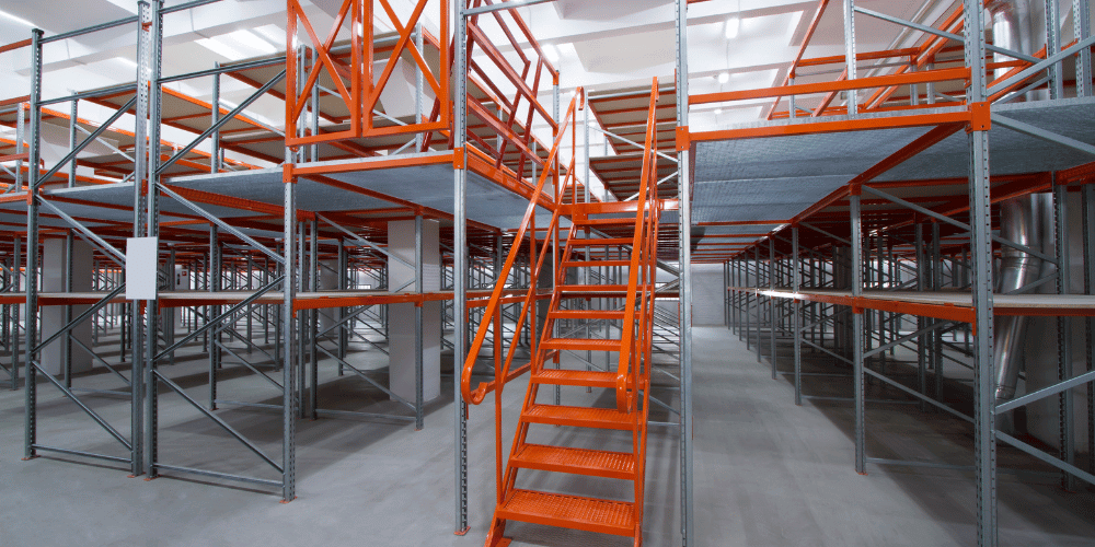 mezzanine warehouse space