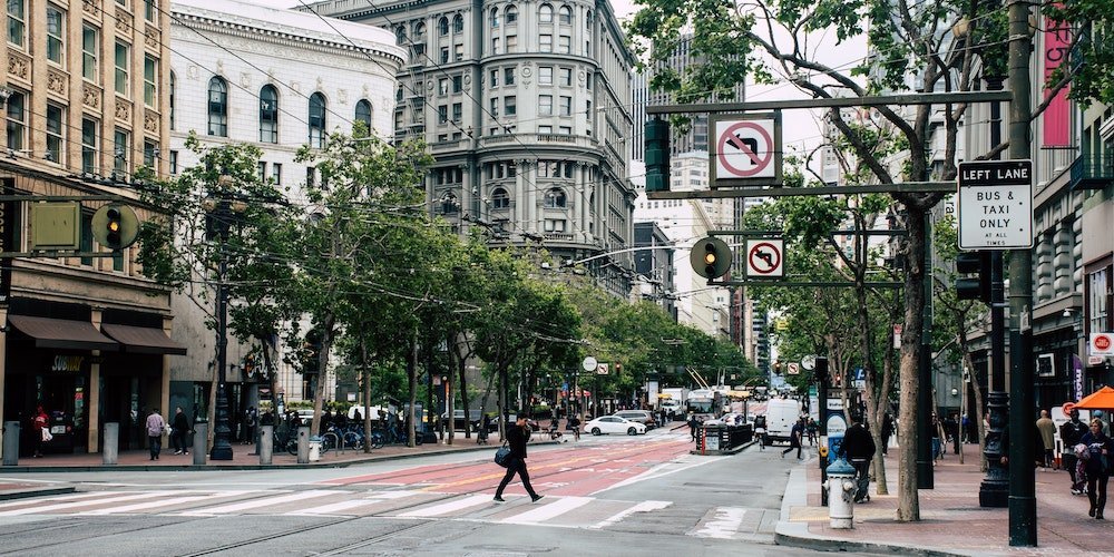 San Francisco crosswalk