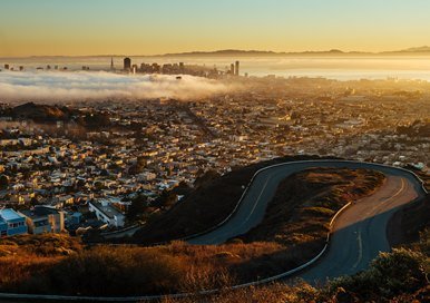 The view of San Francisco