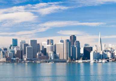 View of SF from the waters