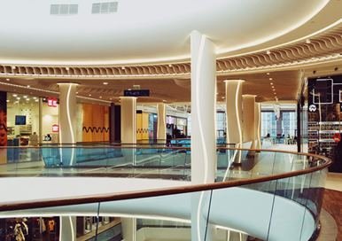 Shopping mall interior