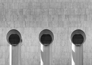 Vents on a building